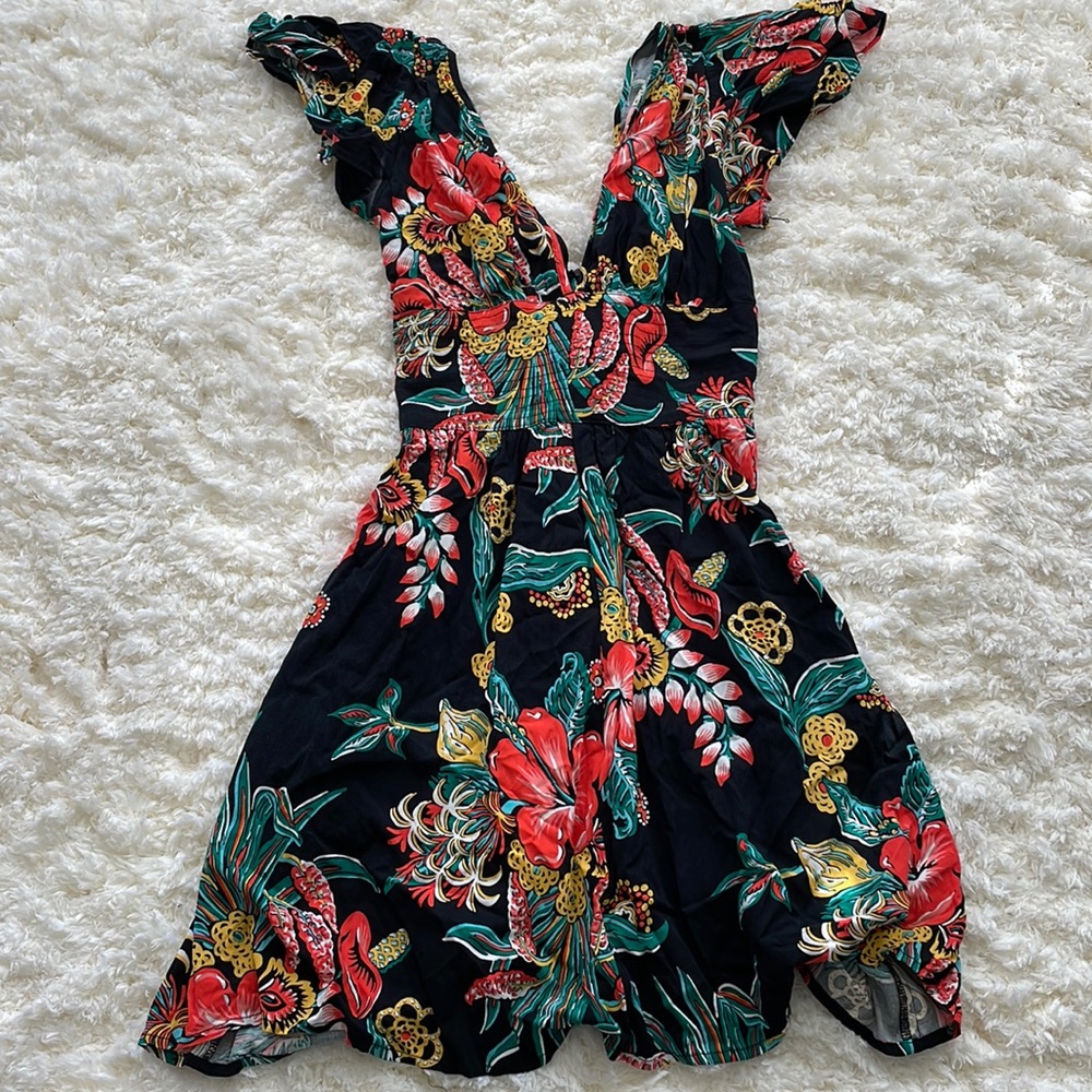 Trashy Diva tropical floral sundress